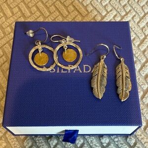 Silpada Gold and Silver Earrings Collection